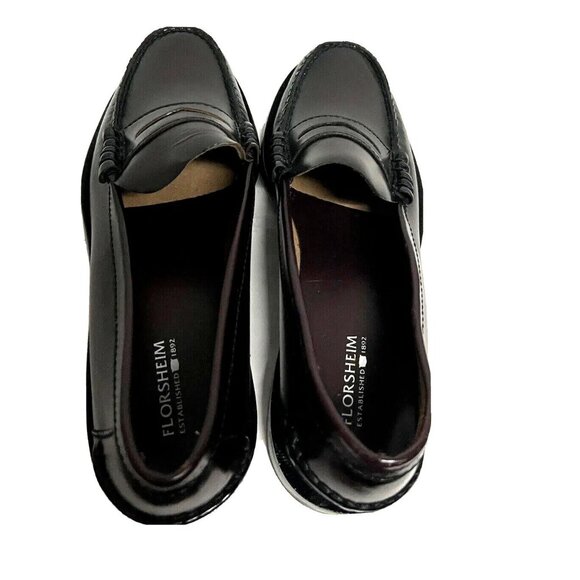 Florsheim Berkley Burgundy Penny Loafers Dress Shoes 9.5D Slip On Moc Toe main image 6